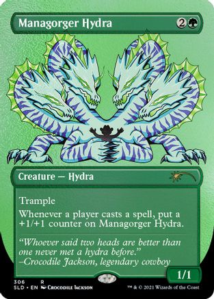 Managorger Hydra (Foil Etched) (SLD-306) - rare - Foil