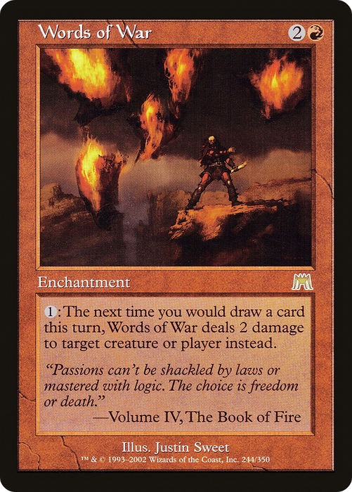 Words of War (ONS-244) - rare - Foil