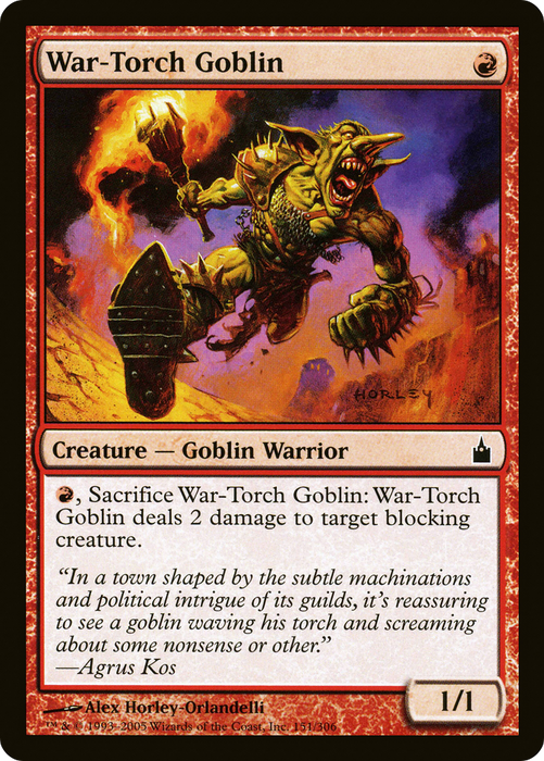 War-Torch Goblin (RAV-151) - common - Foil