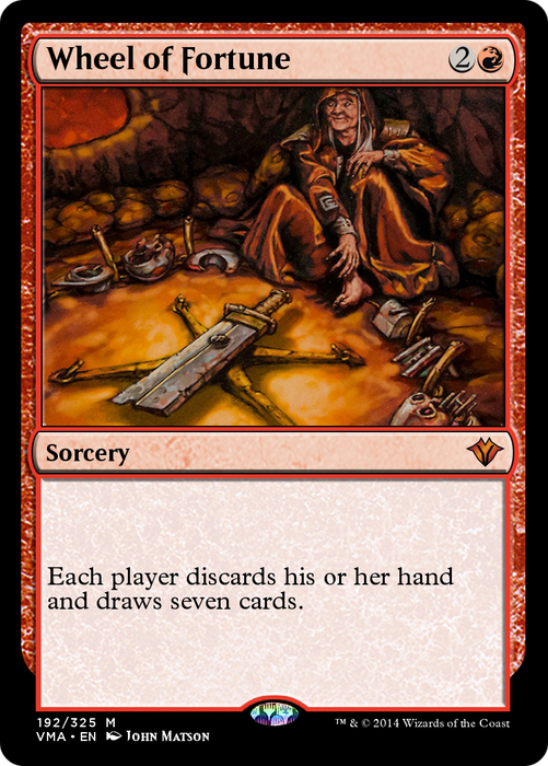 Wheel of Fortune (VMA-192) - mythic - Foil
