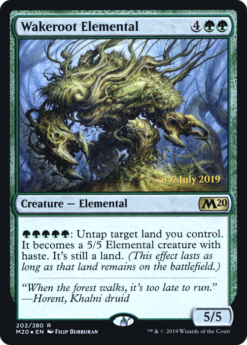 Wakeroot Elemental (PRE-202S) - rare - Foil
