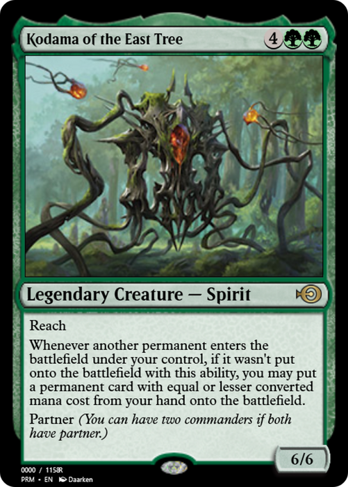 Kodama of the East Tree (PRM-86350) - rare - Foil