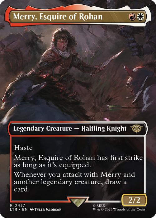 Merry, Esquire of Rohan (LTR-437) - rare (Borderless)