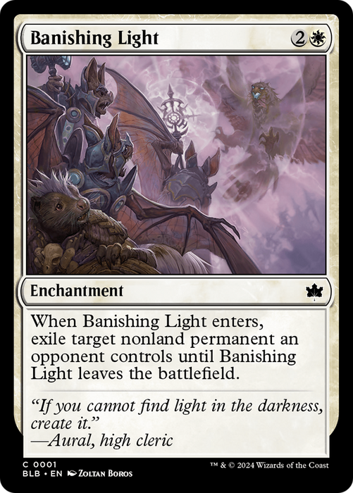 Banishing Light (BLB-001) - common - Foil