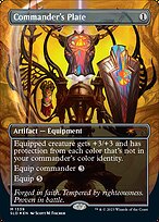 Commander's Plate (SLD-1339) - mythic (Borderless) - Foil