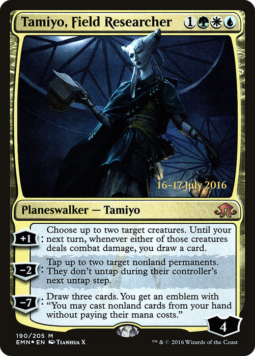 Tamiyo, Field Researcher (PRE-190S) - mythic - Foil