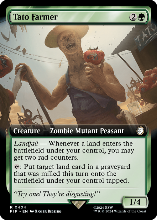 Tato Farmer (PIP-404) - rare: (Extended Art) - Foil