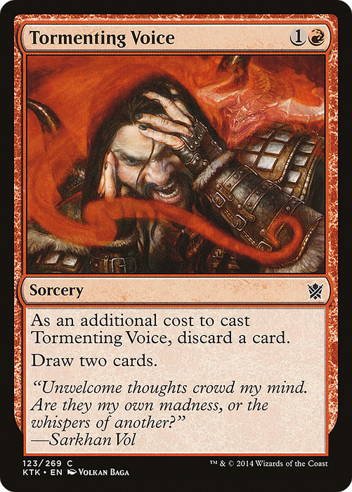 Tormenting Voice (KTK-123) - common - Foil