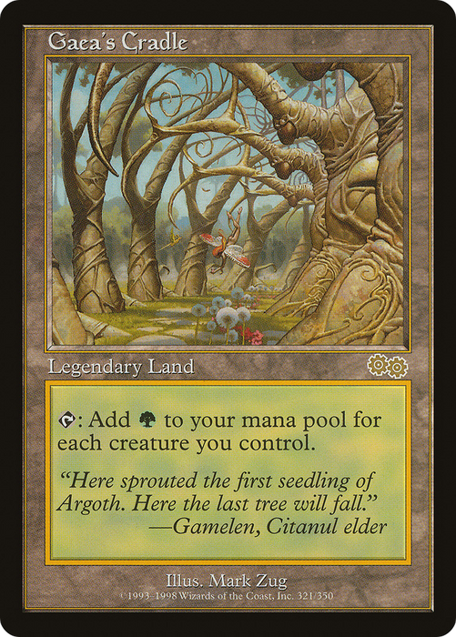 Gaea's Cradle (USG-321) - rare