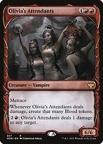 Olivia's Attendants (VOW-307) - rare: (Showcase) - Foil