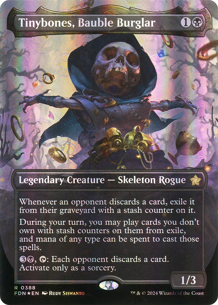 Tinybones, Bauble Burglar (FDN-388) - rare (Borderless) - Foil