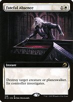 Fateful Absence (MID-328) - rare: (Extended Art) - Foil