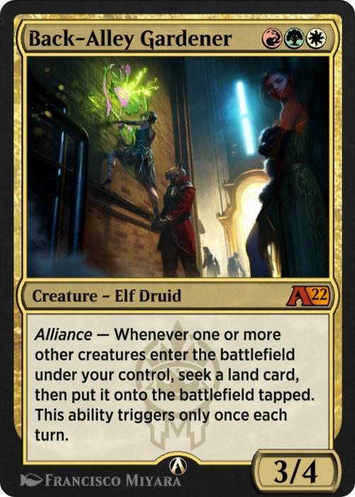 Back-Alley Gardener (YSNC-017) - mythic