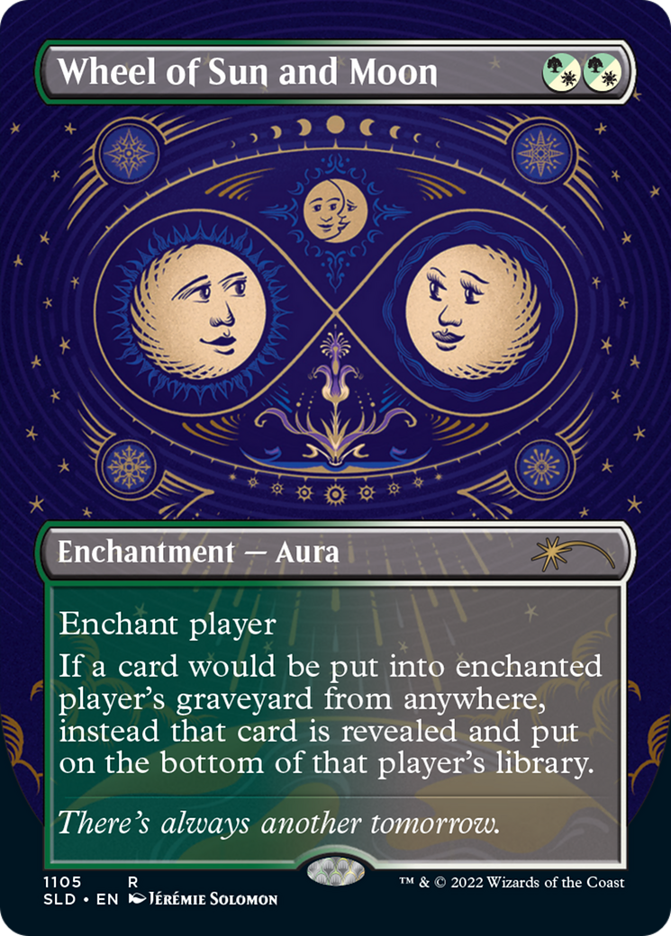 Wheel of Sun and Moon (SLD-1105) - rare (Borderless) - Foil