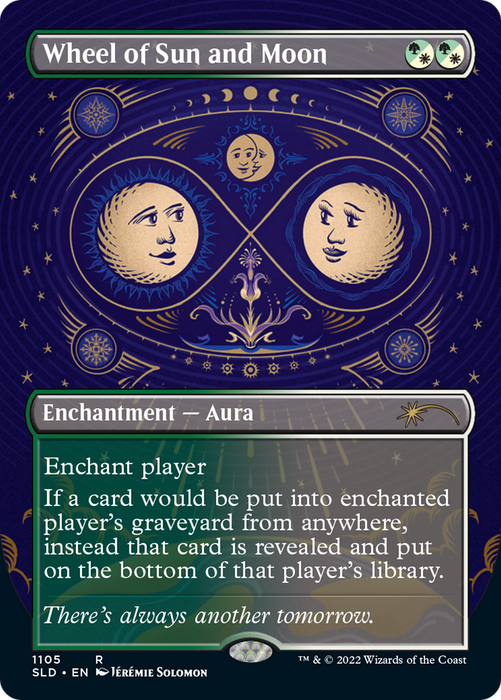 Wheel of Sun and Moon (SLD-1105) - rare (Borderless) - Foil