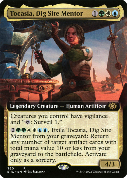 Tocasia, Dig Site Mentor (BRO-360) - rare: (Extended Art) - Foil