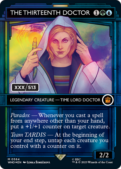 The Thirteenth Doctor (WHO-564Z) - mythic: (Showcase) (Borderless) - Foil