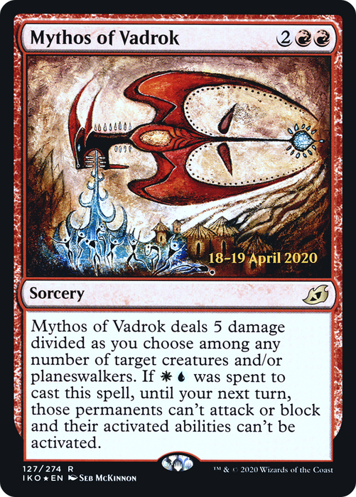 Mythos of Vadrok (PRE-127S) - rare - Foil