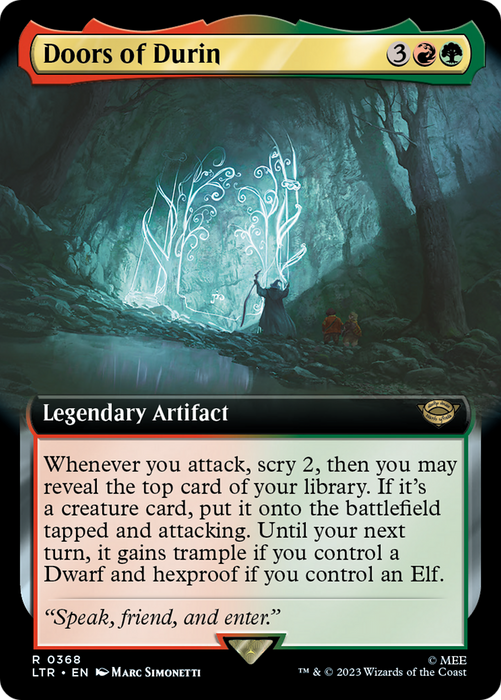 Doors of Durin (LTR-368) - rare: (Extended Art)