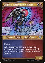 Balmor, Battlemage Captain (DMU-295) - uncommon: (Showcase) - Foil