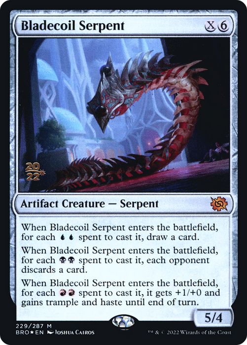 Bladecoil Serpent (PRE-229S) - mythic - Foil