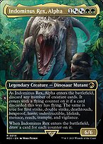Indominus Rex, Alpha (REX-014) - rare (Borderless) - Foil