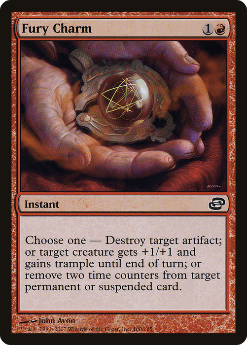 Fury Charm (PLC-100) - common - Foil