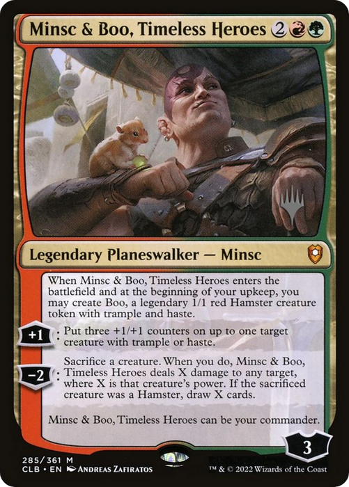 Minsc & Boo, Timeless Heroes (PPLCI-285P) - mythic