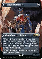 Solemn Simulacrum (M21-319) - rare (Borderless) - Foil