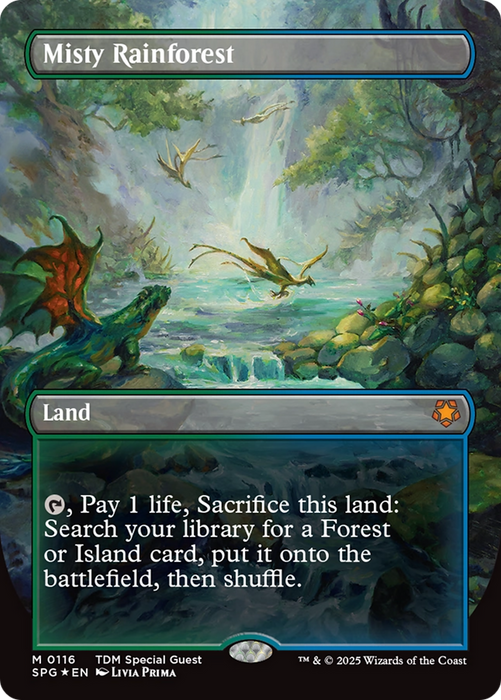 Misty Rainforest (SPG-116) - mythic (Borderless) - Foil