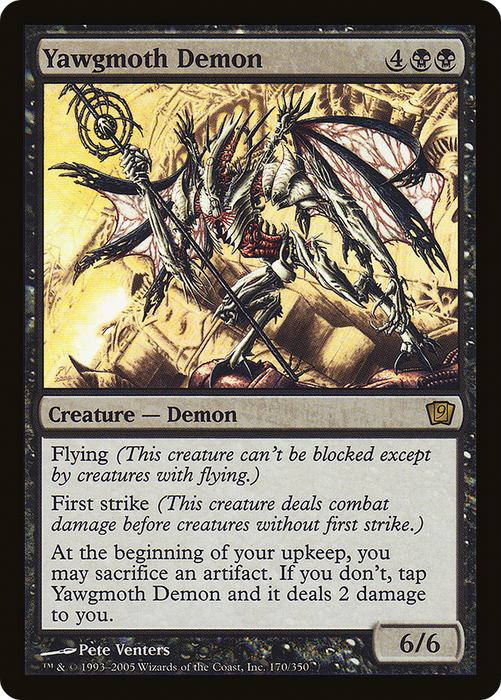 Yawgmoth Demon (9ED-170★) - rare - Foil