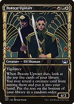 Brazen Upstart (SNC-296) - uncommon: (Showcase) - Foil