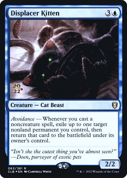 Displacer Kitten (PRE-63S) - rare - Foil