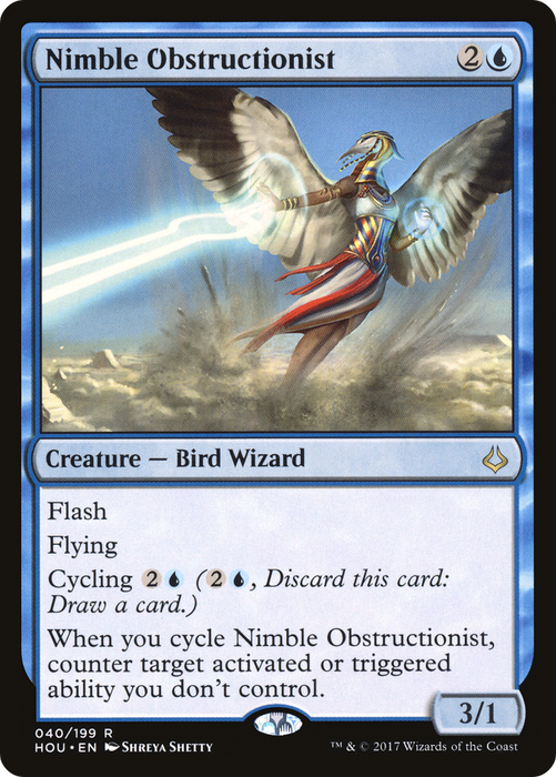 Nimble Obstructionist (HOU-040) - rare - Foil