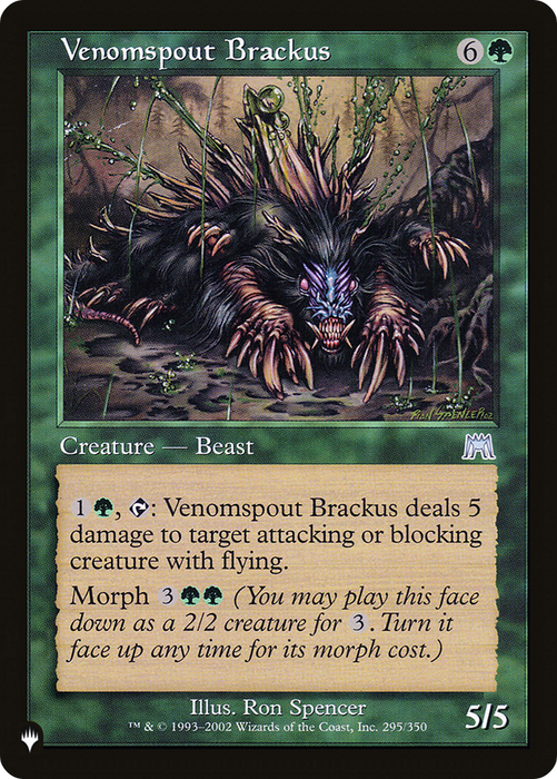 Venomspout Brackus (LIST-ONS-295) - uncommon