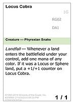Locus Cobra (UNK-RG02B) - rare
