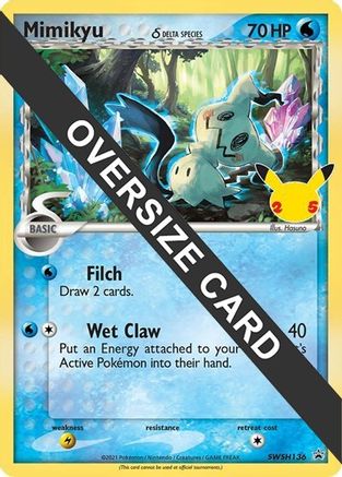 Mimikyu (Delta Species) (SWSH136) - JC  - Promo - Holofoil