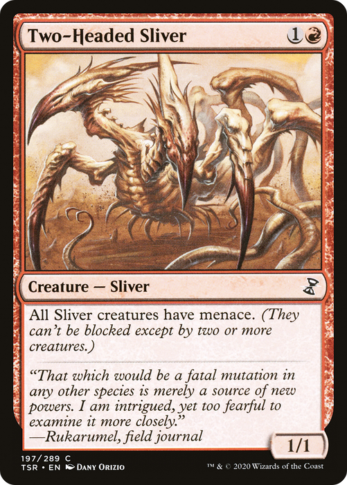 Two-Headed Sliver (TSR-197) - common - Foil