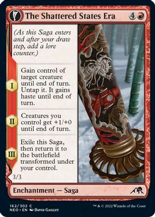The Shattered States Era // Nameless Conqueror (NEO-162) - common: (fandfc, enchantment)