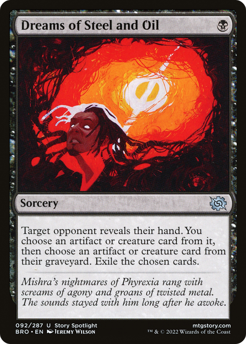 Dreams of Steel and Oil (BRO-092) - uncommon - Foil