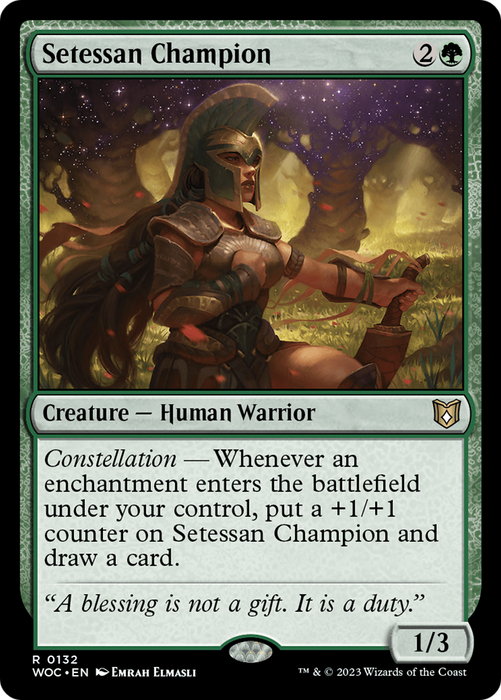 Setessan Champion (WOC-132) - rare