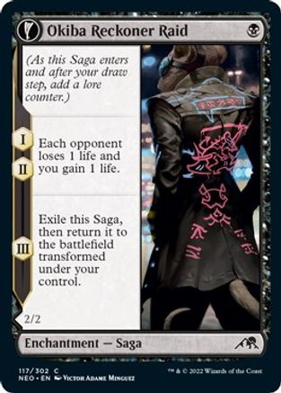 Okiba Reckoner Raid // Nezumi Road Captain (NEO-117) - common: (fandfc, enchantment)