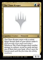 The Chaos Keeper (UNK-RZ02C) - rare