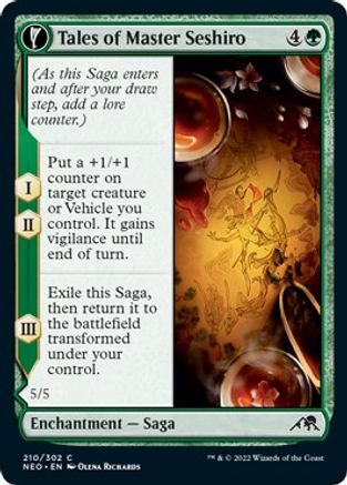 Tales of Master Seshiro // Seshiro's Living Legacy (NEO-210) - common: (fandfc, enchantment)