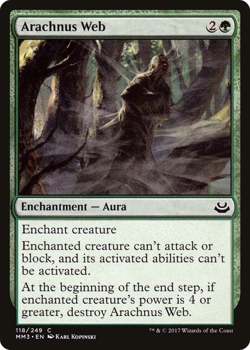 Arachnus Web (MM3-118) - common - Foil