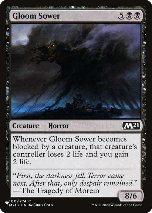 Gloom Sower (LIST-M21-100) - common