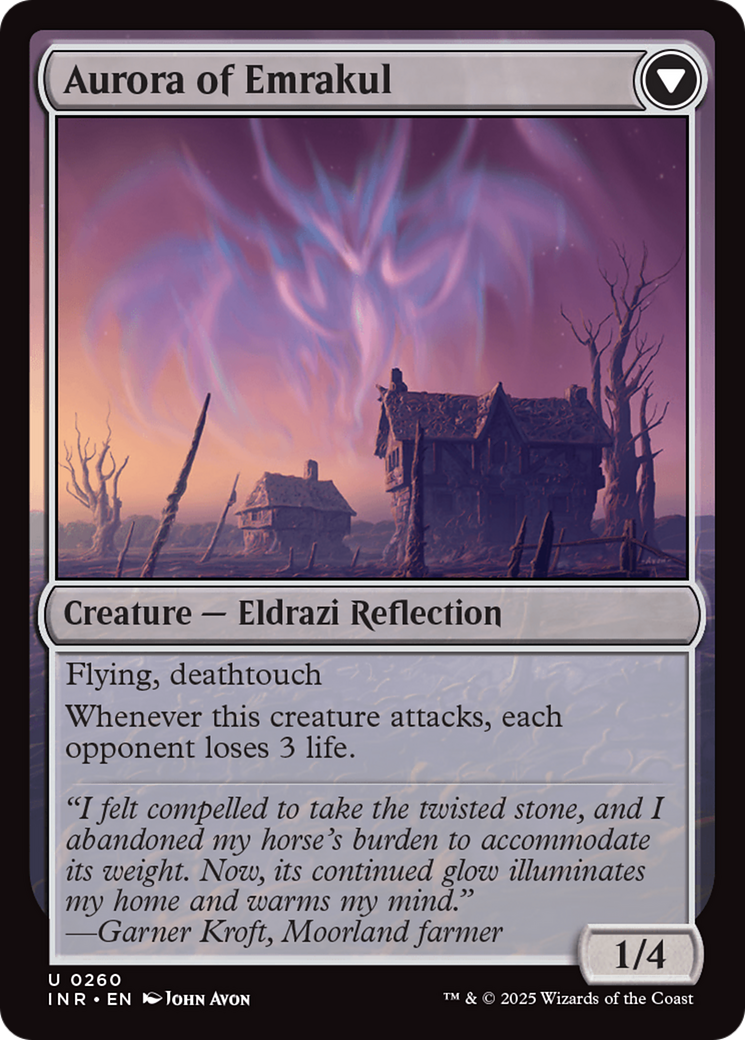 Cryptolith Fragment // Aurora of Emrakul (INR-260) - uncommon