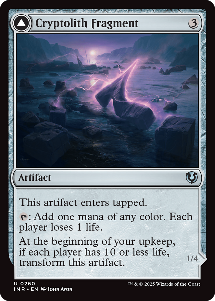 Cryptolith Fragment // Aurora of Emrakul (INR-260) - uncommon - Foil