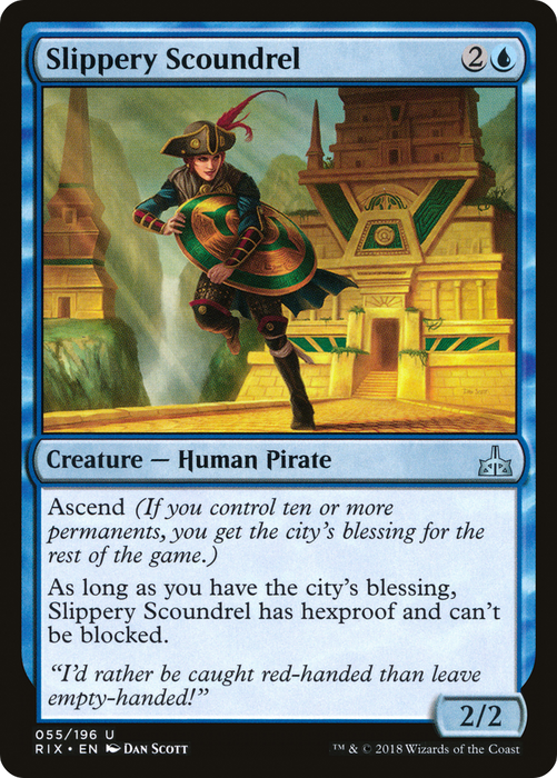 Slippery Scoundrel (RIX-055) - uncommon