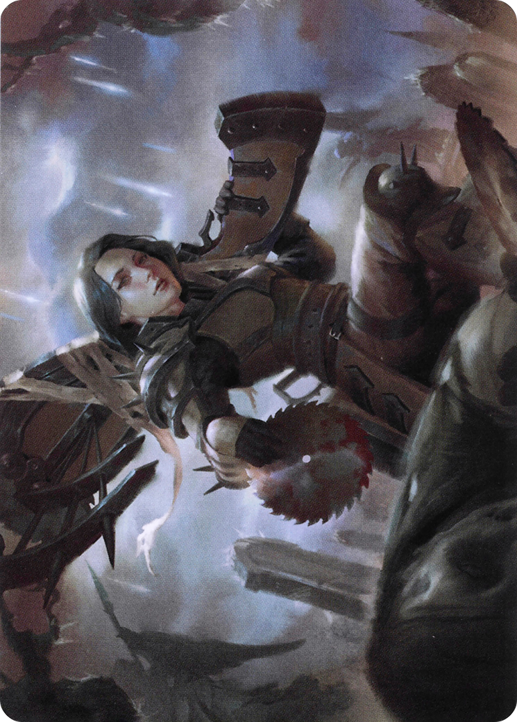 Sawblade Slinger // Sawblade Slinger (AVOW-054) - common (Borderless) - Foil